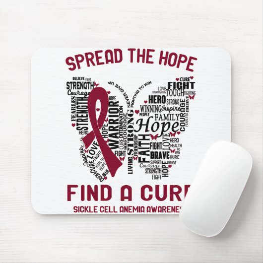 Sichelzellanämie Aufklärung Monat Bonbon Geschenke Mousepad (Mit Mouse)