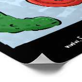 Sichelzellanämie Blutkörperchen Poster (Ecke)