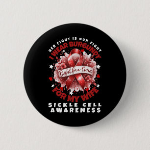 Sichelzellanämie Ihr Kampf ist meine Ehefrau-Hüfte Button