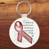 Sichelzellanämie Überlebensmittel Schlüsselanhänger (Vorderseite)