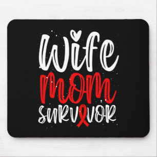 Sichelzellanerkennungsband Mutter Ehefrau Mama Sur Mousepad