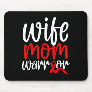 Sichelzellanerkennungsband Mutter Ehefrau Mama War Mousepad