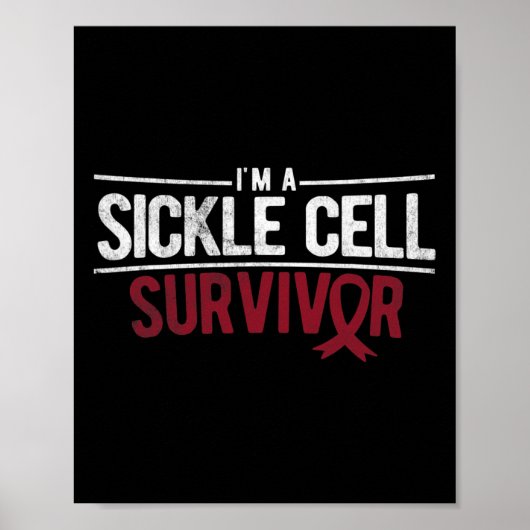 Sichelzelle Poster (Vorne)