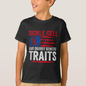 Sichelzelle Unsere Quirky Genetic Tracks Anämie T-Shirt (Vorderseite)