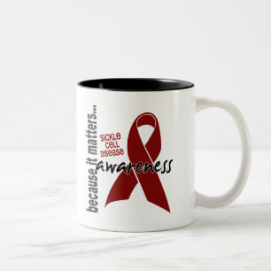 Sichelzellenanämie des Bewusstseins-1 Zweifarbige Tasse