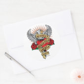 Sichelzellenanämie Runder Aufkleber (Umschlag)