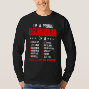 Sichelzellenanämie-Überlebende stolze Oma anämisch T-Shirt