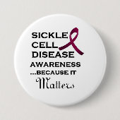 Sichelzellenanämie-Unterstützung Button (Vorderseite)