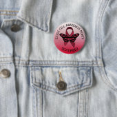 Sichelzellenbewusstsein Burgund Ribbon Button (Beispiel)