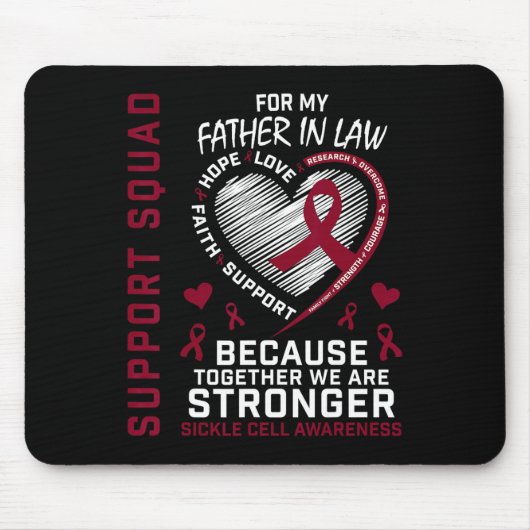 Sichelzellenbewusstsein - Pater in der Rechtshilfe Mousepad (Vorne)