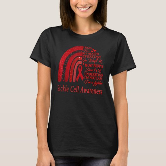 Sichelzellenwarnung 5 T-Shirt (Vorderseite)