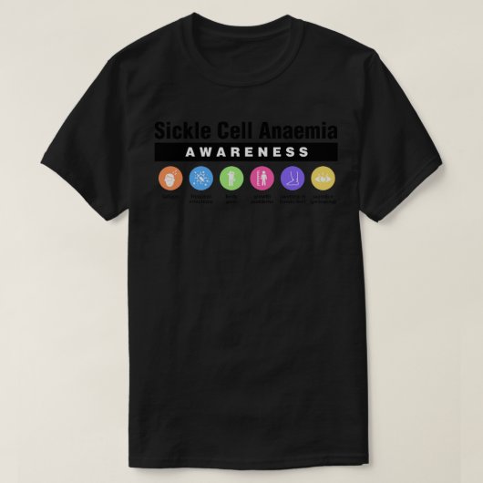 Sichelzellschädigung T-Shirt (Design vorne)