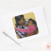 Sicher 1998 quadratischer aufkleber (Umschlag)