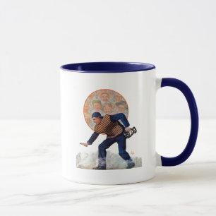 Sicher auf dem Mal Tasse