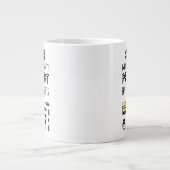 Sicher, dass es nicht perfekt ist Jumbo-Tasse (Vorderseite)