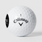 Sicher fahren - Funny Golfer Zitat Golfball (Logo)
