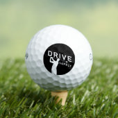Sicher fahren - Funny Golfer Zitat Golfball (Insitu T-Shirt)