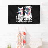 Sicher für Haustiere sorgen Trump Harris Debatten Banner (Insitu)