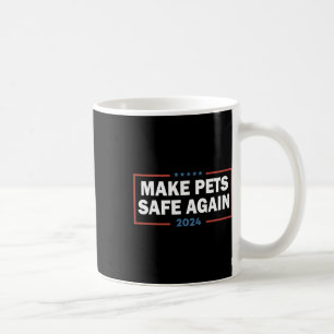 Sicher für Haustiere sorgen Trump Harris-Debatten Kaffeetasse