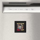 Sicher für Haustiere sorgen Trump Harris-Debatten Magnet (In Situ (Geschirrspüler))