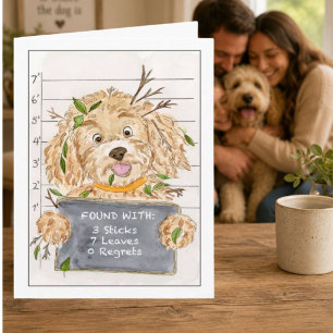 Sicher Gefunden Lustiger Vermisster Hund Danke Karte