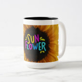Sicher, hier ist ein Cup-Design mit dem Text "Sonn Zweifarbige Tasse (VorderseiteRechts)
