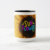 Sicher, hier ist ein Cup-Design mit dem Text "Sonn Zweifarbige Tasse (Mittel)