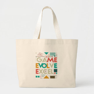 Sicher, hier ist ein Taschendesign mit dem Text "S Jumbo Stoffbeutel
