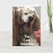 SICHER, ICH LAUGE...DU BIST HEUTE **60*** KARTE (Vorderseite)