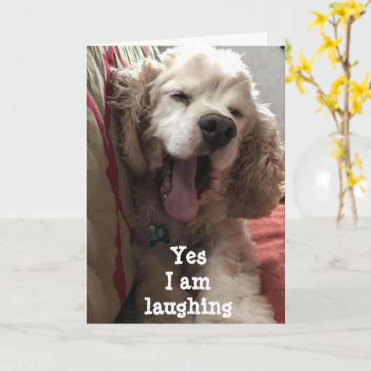 SICHER, ICH LAUGE...DU BIST HEUTE **60*** KARTE (Gelbe Blume)