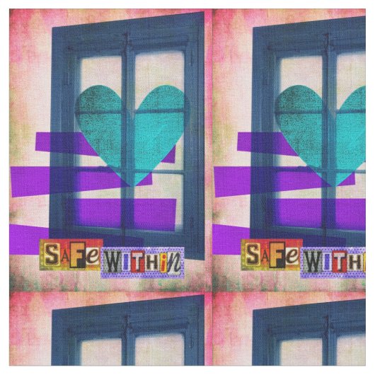 Sicher im Inneren Stoff (Nahaufnahme)