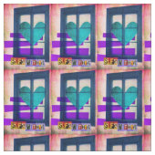 Sicher im Inneren Stoff (Muster)