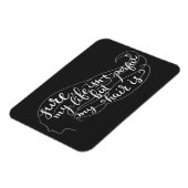 Sicher ist mein Leben nicht perfekt, aber mein Haa Magnet (Linke Seite)