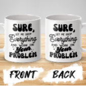 Sicher Lass mir alles fallen lassen und an Ihrem P Kaffeetasse