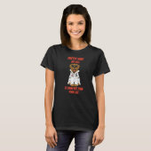 Sicher, mein Hund ist schlauer als Ihr Katzen-Inte T-Shirt (Vorne ganz)