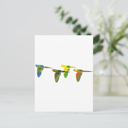 Sicher! Postkarte (Stehend Vorderseite)