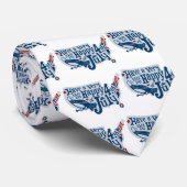 Sicher und glücklich 4. Juli Krawatte (Gerollt)