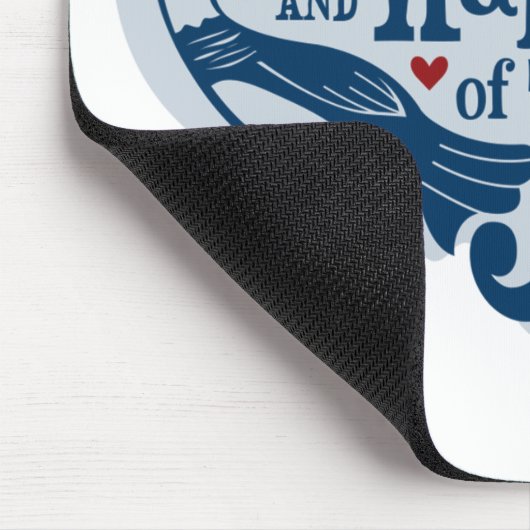 Sicher und glücklich 4. Juli Mousepad (Ecke)