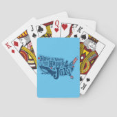 Sicher und glücklich 4. Juli Spielkarten (Rückseite)