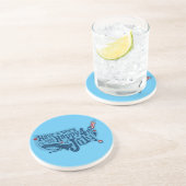 Sicher und glücklich 4. Juli Untersetzer (Seite)