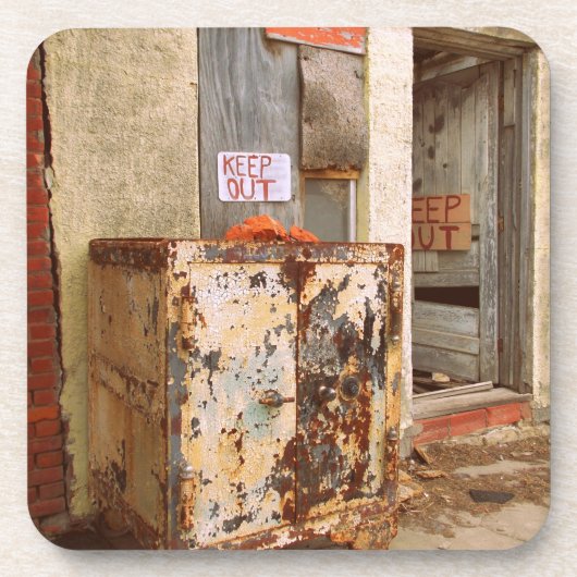 Sicher verlassen getränkeuntersetzer (Vorderseite)