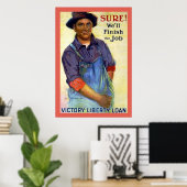 Sicher!~Vintager Weltkrieg 1! Poster (Heimbüro)