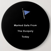 Sicher vor dem Duopoly-Button Button (Vorderseite)