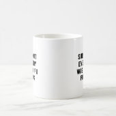 Sicher war nicht jeder kung fu Fighting Kaffeetasse (Mittel)