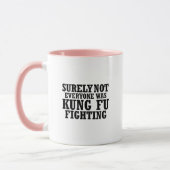 Sicher war nicht jeder Kung Fu lustiger Fighting Tasse (Links)