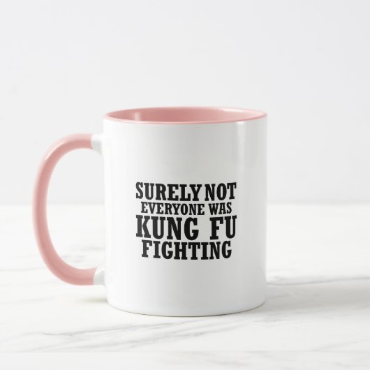 Sicher war nicht jeder Kung Fu lustiger Fighting Tasse (Links)