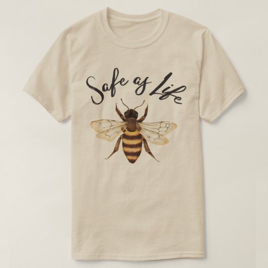 Sicher wie das Leben T-Shirt (Design vorne)