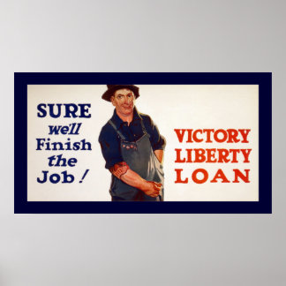 Sicher, wir werden den Job beenden! (Leinwand) Poster