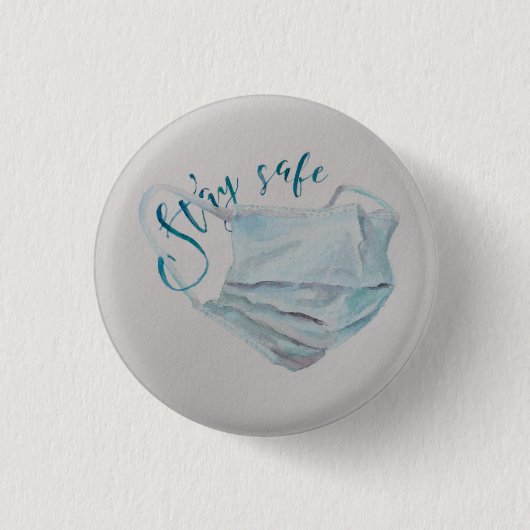 Sichere chirurgische Maske bleibe Button (Vorderseite)