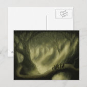 sichere Durchgangsphantasie-Landschaftspostkarte Postkarte (Vorne/Hinten)